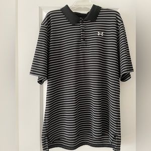 Men’s Striped Under Armour Polo
